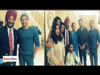 Farhan Akhtar Meets Milkha Singh With His Dil Dhadakne Do Team