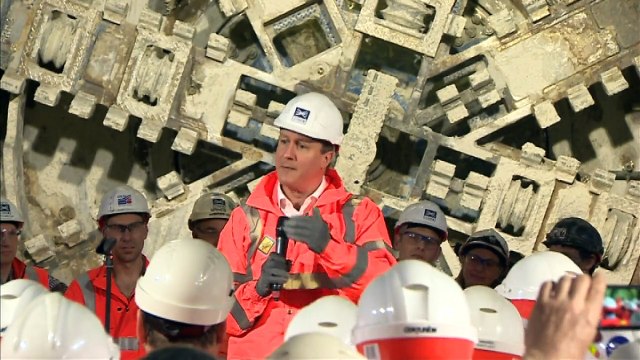 Prime Minister: Crossrail tunnelling an engineering triumph