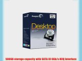 Seagate Desktop HDD 500GB 7200RPM SATA 3Gb/s 16 MB Cache 3.5- Internal Drive Retail Kit (ST3500641AS-RK)