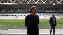 Hervé Renard prend ses marques au stade Pierre Mauroy