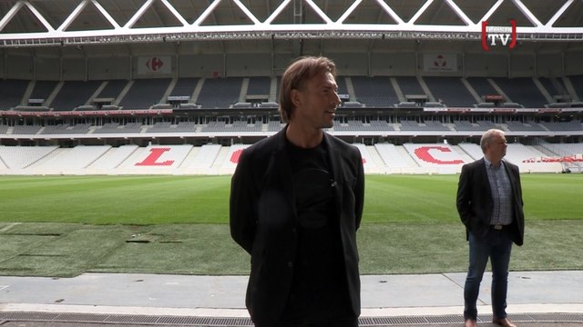 Hervé Renard prend ses marques au stade Pierre Mauroy