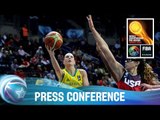 Australia v USA - Post game Press Conference - 2014 FIBA World Championship for Women