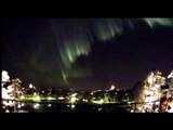 Northern Lights over Kotka, Finland. Aurora