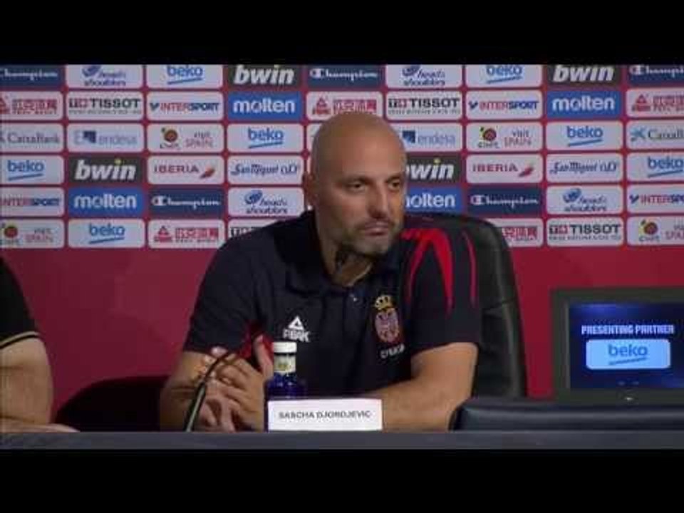 France v Serbia - Post Game Press Conference - 2014 FIBA Basketball World Cup