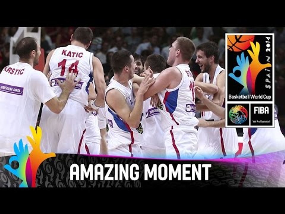 Serbia v Brazil - Amazing Moment - 2014 FIBA Basketball World Cup