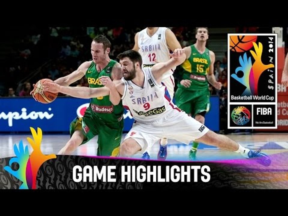 Serbia v Brazil - Game Highlights - Quarter Final - 2014 FIBA Basketball World Cup
