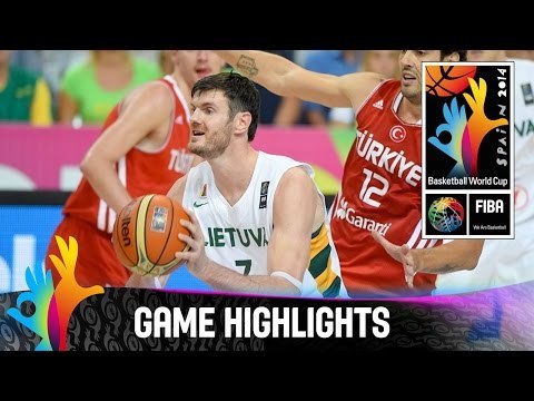Lithuania v Turkey - Game Highlights - Quarter Final - 2014 FIBA Basketball World Cup
