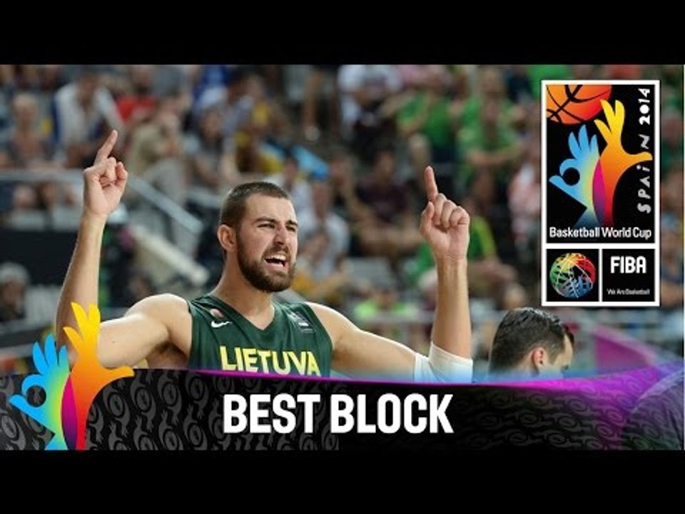 New Zealand v Lithuania - Best Block - 2014 FIBA Basketball World Cup
