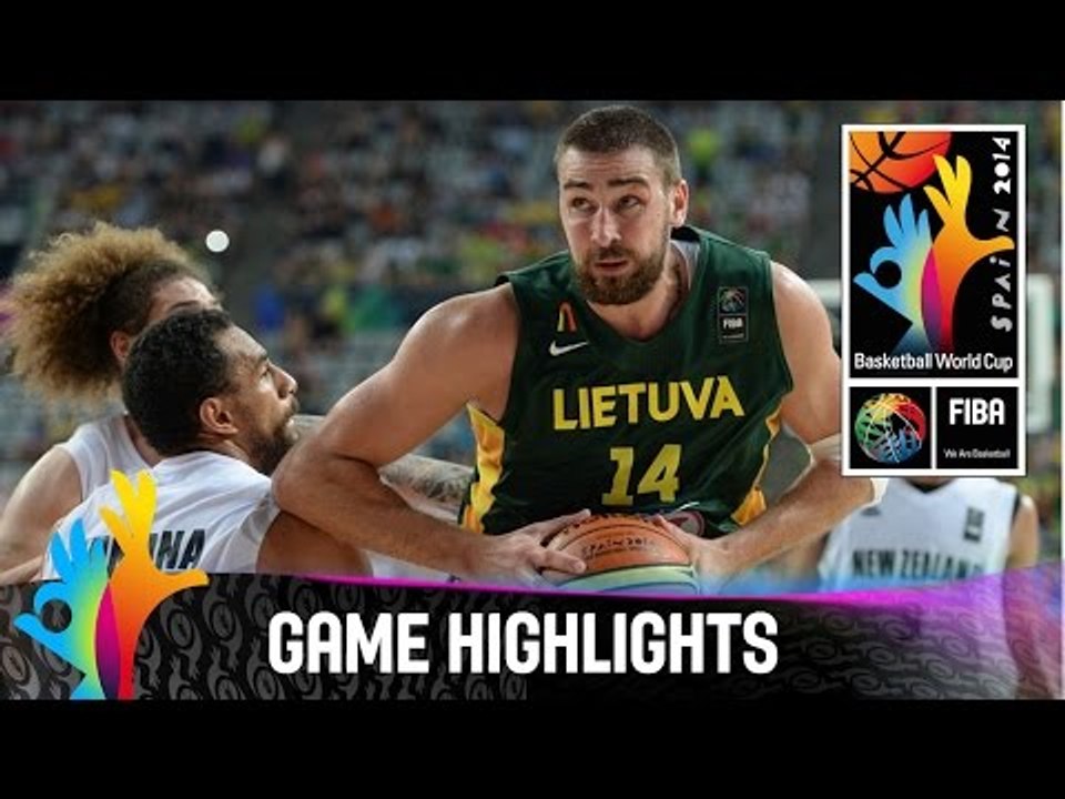 New Zealand v Lithuania - Game Highlights - Round of 16 - 2014 FIBA Basketball World Cup