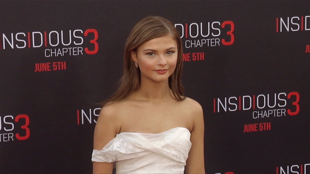 Stefanie Scott "Insidious Chapter 3" Los Angeles Premiere Red Carpet