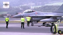Royal Danish Air Force F-16 Landing at Lajes Field, Azores, Portugal
