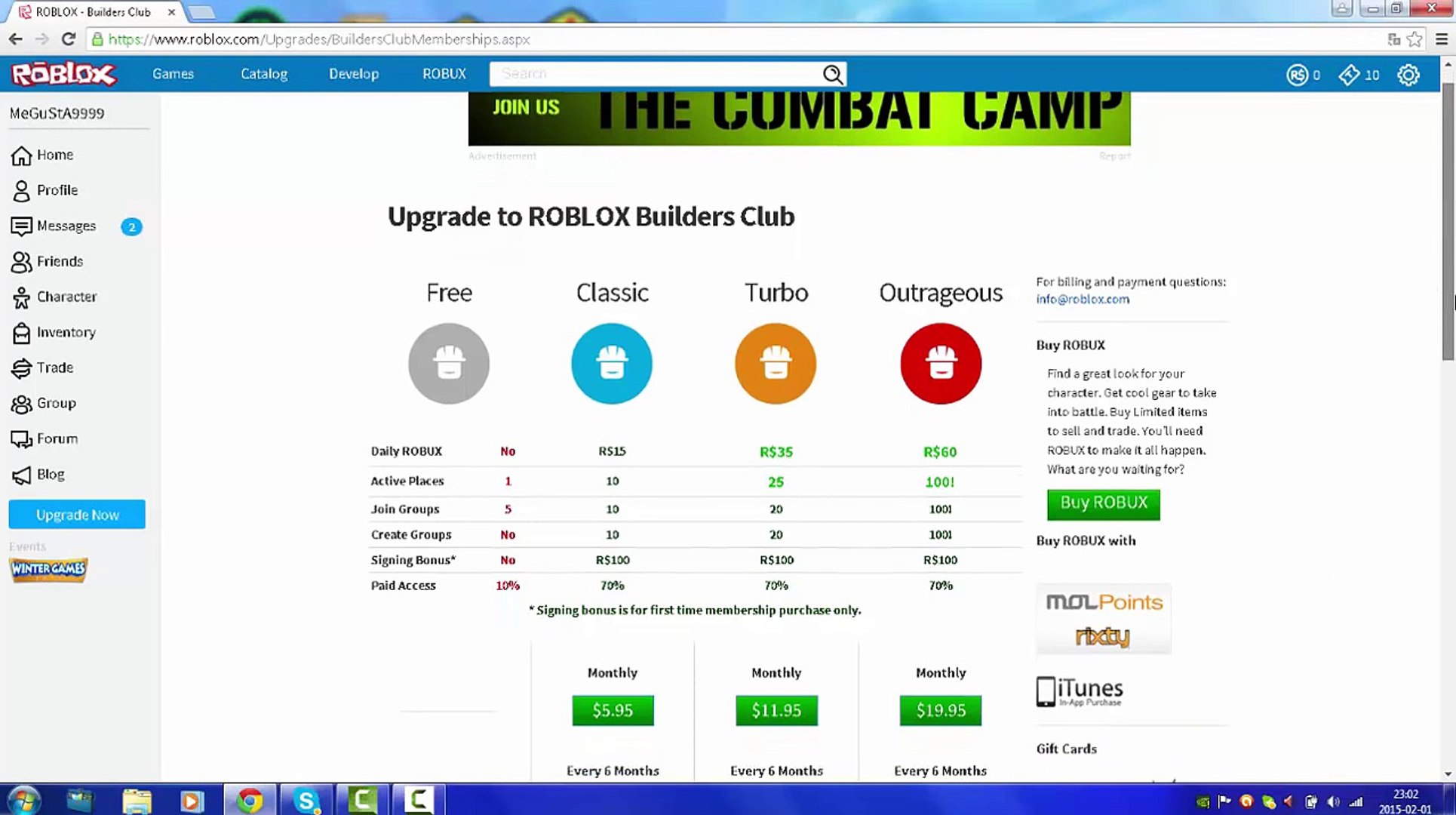How To Get Free Builders Club On Roblox 20152016 Video Dailymotion - how much is builders club on roblox