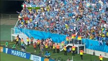 Italia  0   Uruguay 1  Mundial Brasil 2014 - Tv publica