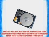 500GB 2.5 Sata Hard Drive Disk Hdd for HP EliteBook 2540P 2560P 6930P 8440P 8440W 8460P 8460W