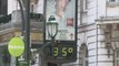 Los termómetros marcan 35 grados en Bilbao