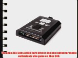 320GB HDD Hard Drive Disk Kit FOR XBOX 360 320G Internal Slim (Black) (320G)