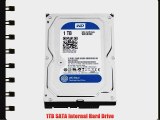 1TB Western Digital Blue 3.5-inch SATA III 6Gb/s desktop hard drive (7200rpm 64MB cache)