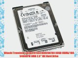 Hitachi Travelstar 5K160 HTS541680J9AT00 80GB UDMA/100 5400RPM 8MB 2.5 IDE Hard Drive