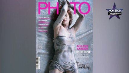 Mylène Farmer sensuelle pour la couverture du magazine Photo !