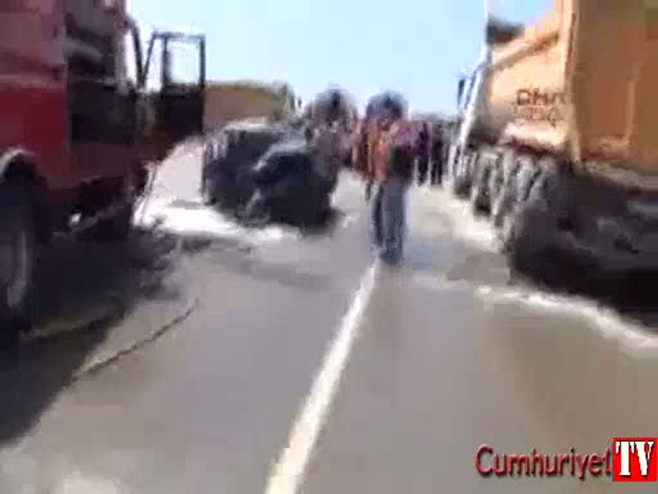 Şile yolunda feci kaza: iki ağır yaralı