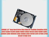 500GB 2.5 Sata Hard Drive Disk Hdd for Toshiba Satellite A135-S4417 A200-ST2041 A505-S6031