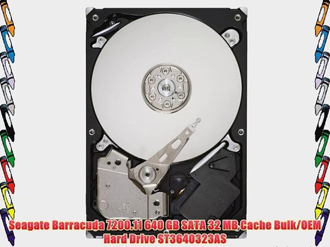 Seagate Barracuda 7200.11 640 GB SATA 32 MB Cache Bulk/OEM Hard Drive ST3640323AS
