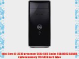 Dell Inspiron I660-9002BK Intel Core i5-3330 Processor 3GHz 8GB Memory 1TB Hard Drive and Windows