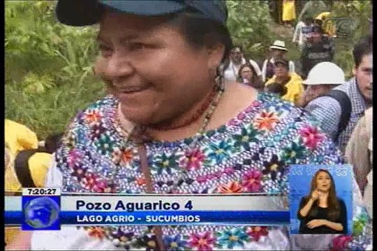 La premio Nobel constató daños dejados por Chevron