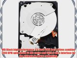 WD Black 4 TB Desktop Hard Drive: 3.5 Inch 7200 RPM SATA III 64 MB Cache 5 Year Warranty -