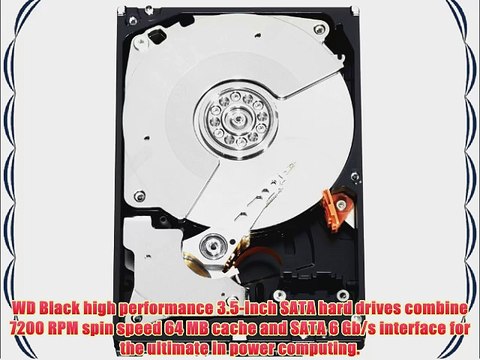 WD Black 4 TB Desktop Hard Drive: 3.5 Inch 7200 RPM SATA III 64 MB Cache 5 Year Warranty -