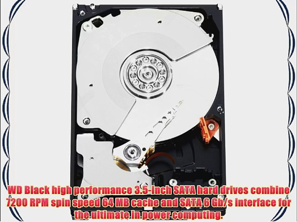 WD Black 4 TB Desktop Hard Drive: 3.5 Inch 7200 RPM SATA III 64 MB Cache 5 Year Warranty -