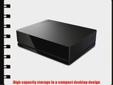 Toshiba 1TB Canvio Desk Desktop External Hard Drive (Black/Black) (HDWC110XK3J1)