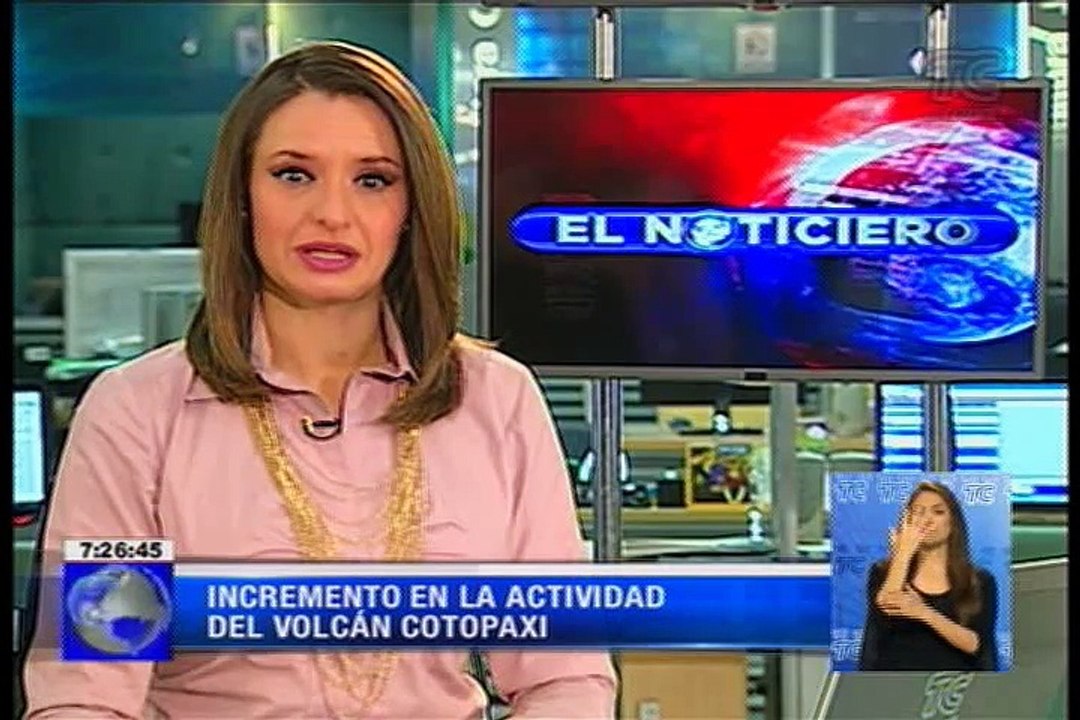 Incremento en la actividad del volcán Cotopaxi