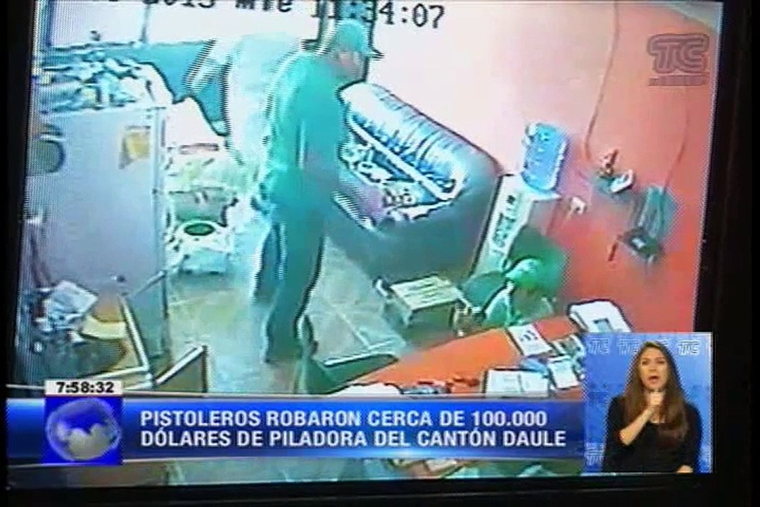 Robo a piladora en el cantón Daule quedó grabado en video
