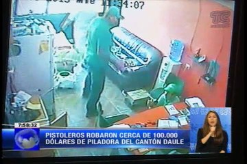 Robo a piladora en el cantón Daule quedó grabado en video