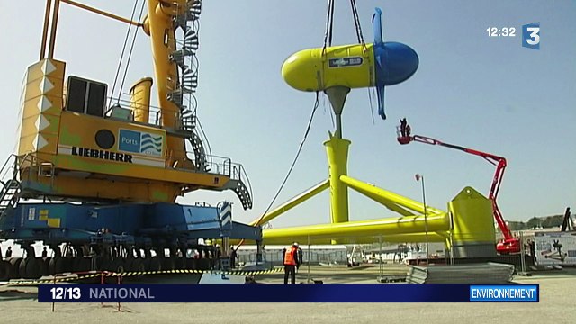 Énergie : les hydroliennes se développent sur le littoral français