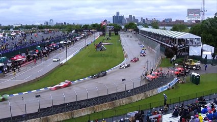 IndyCar Series en Detroit race domingo.