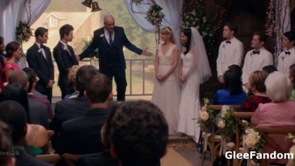 Glee - Brittana And Klaine Wedding And Vows ! (6x08) (HD)