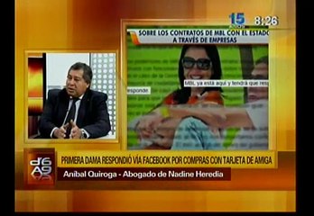 "Sueldo de Nadine Heredia en el nacionalismo está acreditado"