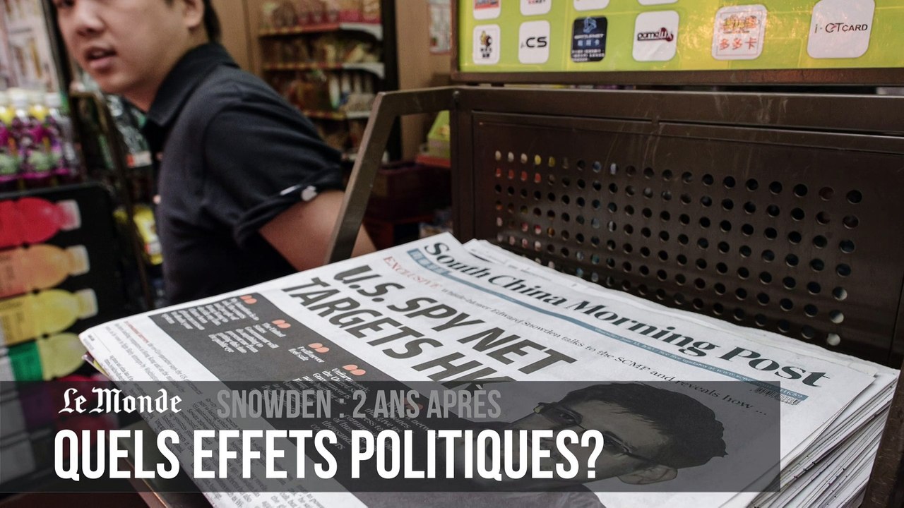 Snowden : "Les révélations ont donné des armes aux opposants à la loi sur le renseignement"