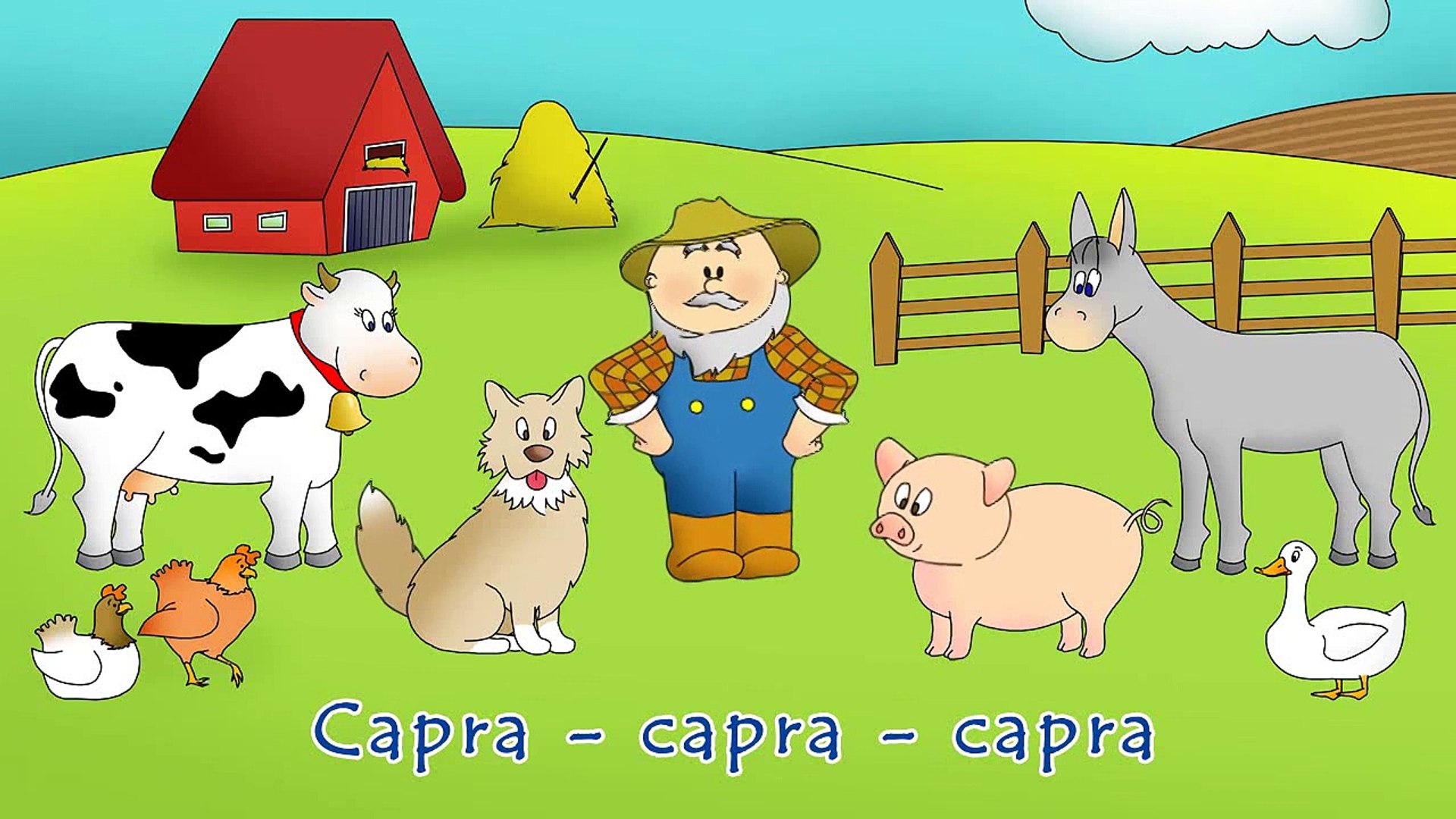 bi ba maus nella vecchia fattoria con video e testo che scorre video dailymotion