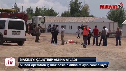 Antalya'da Umut Özlü, Silindirin Altına Atlayıp İntihar Etti