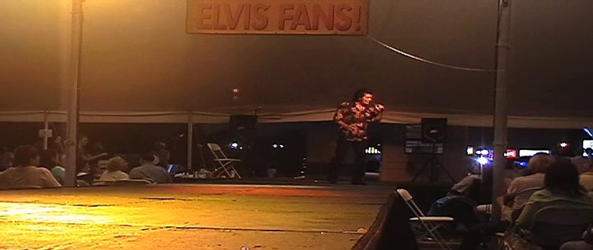 Bill J Brooks sings 'Can't Stop Loving You' Elvis Week 2006