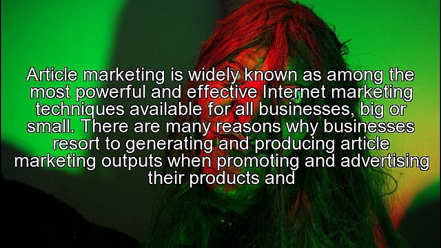 Three Simple Guidelines When Writing Article Marketing Content