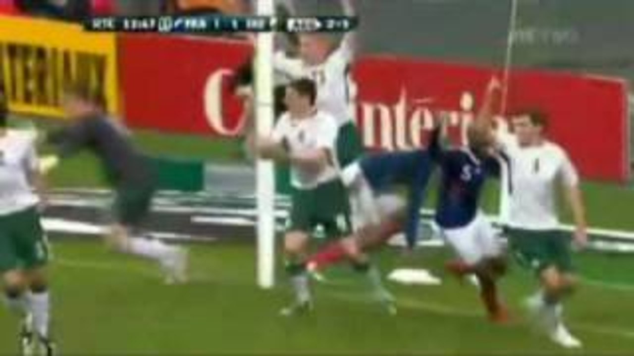 Thierry Henry Handball Ireland V France 1-1 FIFA Paid 5 Million to Ireland