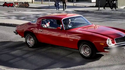 Chevrolet Camaro crash en faisant un burnout