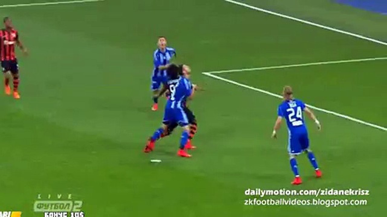 Darijo Srna Amazing Shot Hits the Crossbar Dynamo Kyiv vs Shakhtar Donetsk 04.06