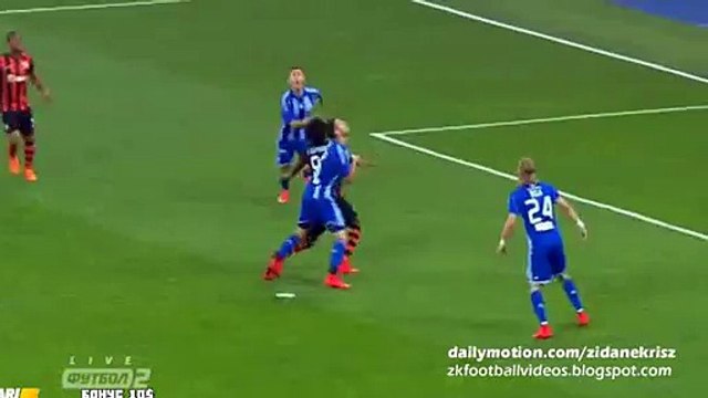Darijo Srna Amazing Shot Hits the Crossbar Dynamo Kyiv vs Shakhtar Donetsk 04.06