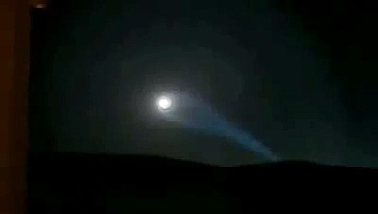 Spiral in the sky over Norway