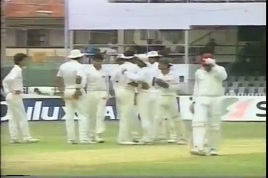 Waqar Younis and Wasim Akram vs West Indies 1st test 1993